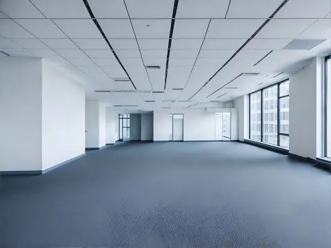 Empty office from commercial property